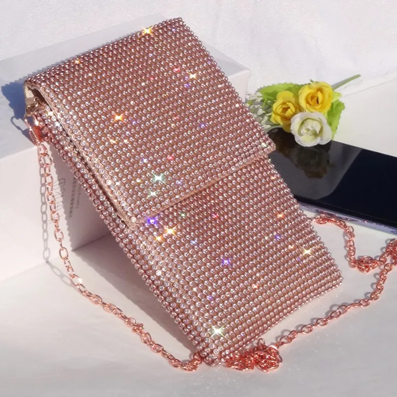 Good Quality Rhinestone Bag Phone Bag